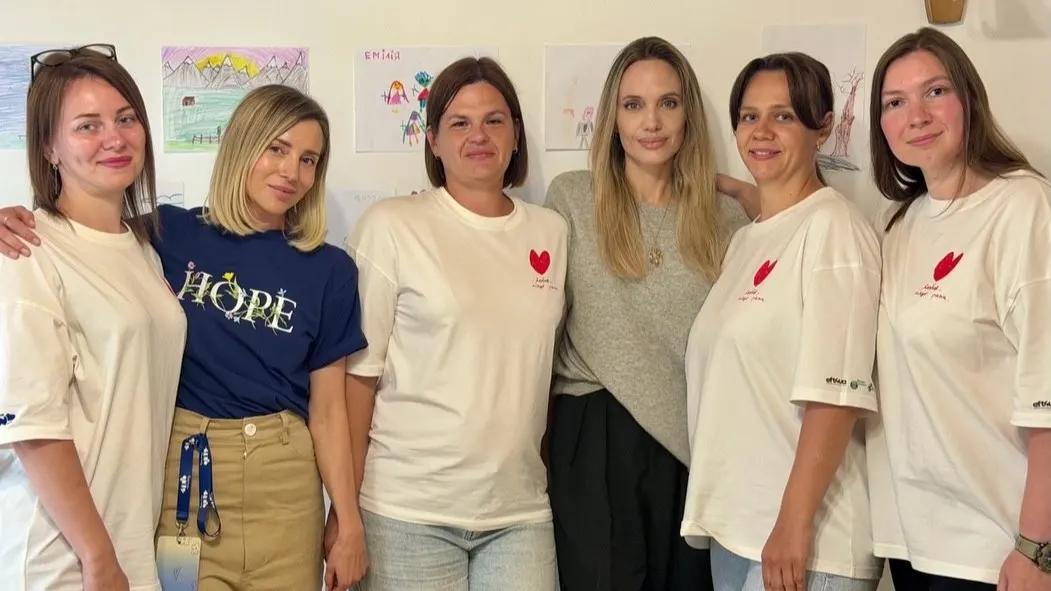 Джолі розповіла про Харків: школи під землею і зустрічі з родинами полонених