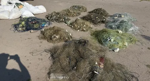 На Кременчуцькому водосховищі вилучили 81 браконьєрську сітку