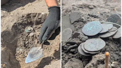 На Полтавщині знайшли скарб часів битви на Ворсклі: 118 монет XIV століття