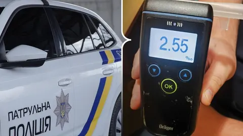 У Кременчуці водій Chevrolet перевищив норму алкоголю майже у 13 разів