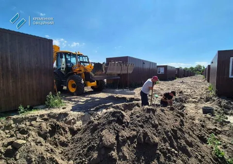 У Потоках облаштовують модульне містечко для переселенців: що вже зроблено