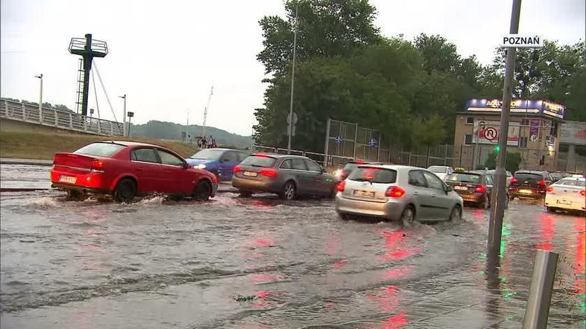 Затопленные улицы в Познани