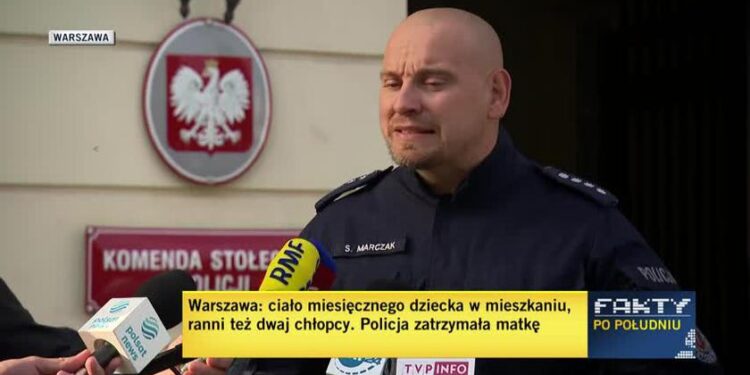 Сильвестр Марчак, речник Головного управління поліції Варшави, про арешт матері померлого немовляти