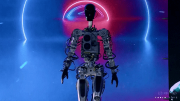 Tesla показала робота-гуманоїда.  Виконує повторювані дії